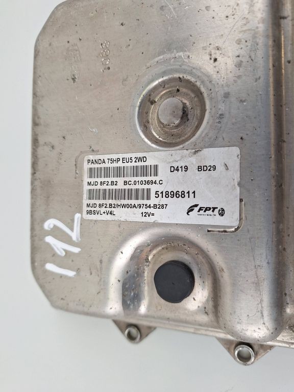 Fiat Panda II 2008 Engine Control Module 51896811 kW BVV661