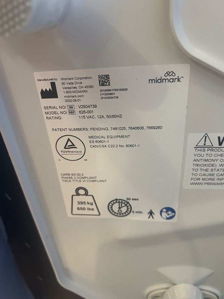 Midmark 626-001 Power Exam Table
