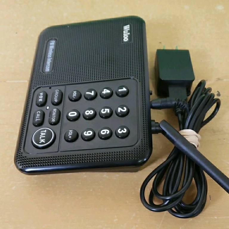 Wuloo Wireless Home Intercom System WL-666 SINGLE UNIT