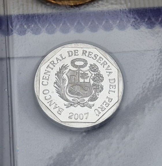 1 Centimo - 5 Soles 2005/2009 Excellent Condition Coins Set Peru 🇵🇪