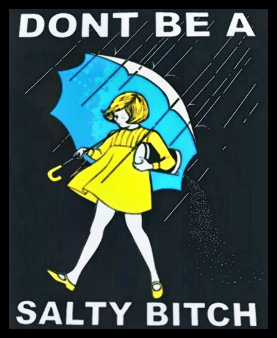 Don't Be A Salty B*tch   -MAGNET