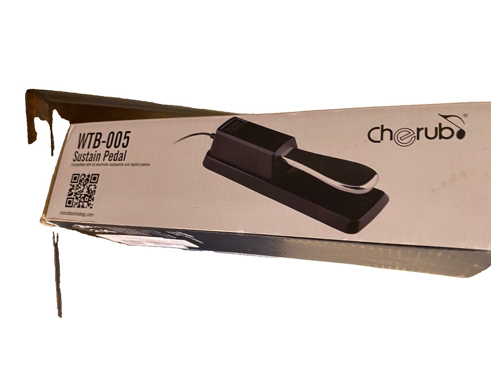 Cherub Sustain Pedal Model WTB-005 Opened Box