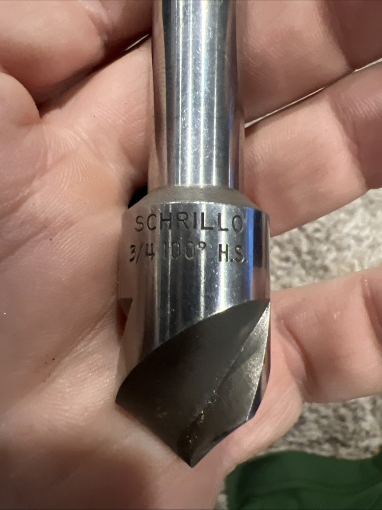 Schrillo 3/4" 100 Deg. Flute Countersink