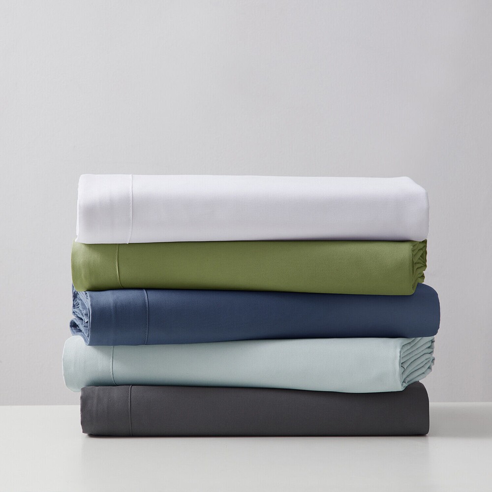 US Sizes 1 PC 800 Thread Count Egyptian Cotton Solid Colors 'Flat Sheet'
