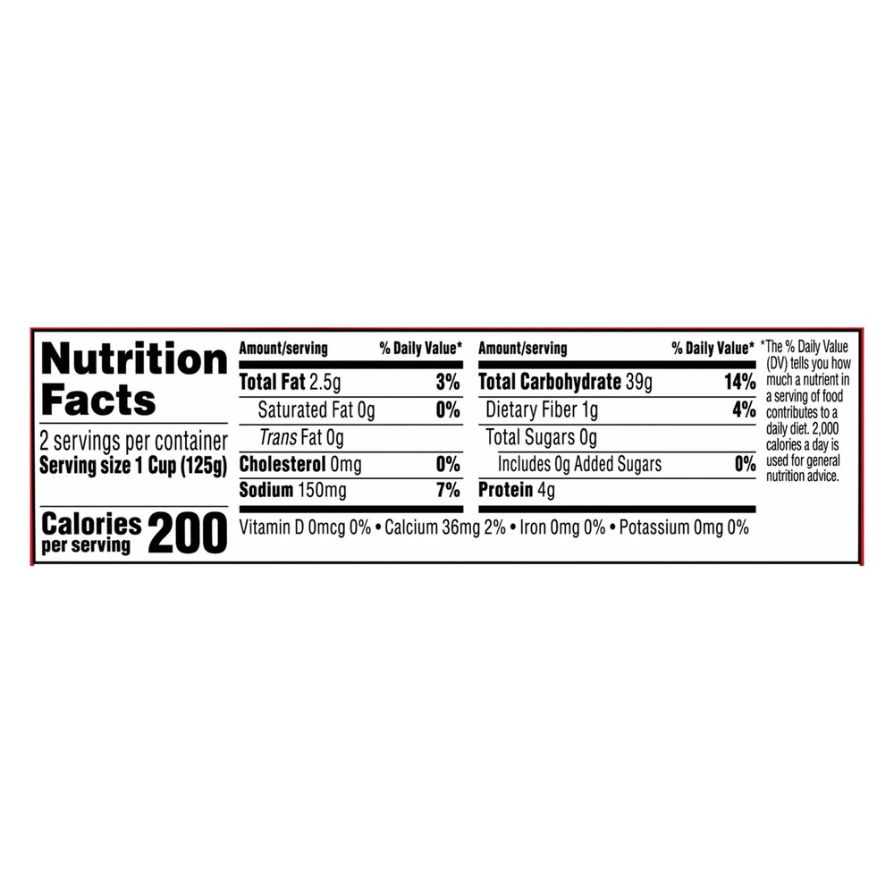 Microwaveable White Rice Cups Gluten Free