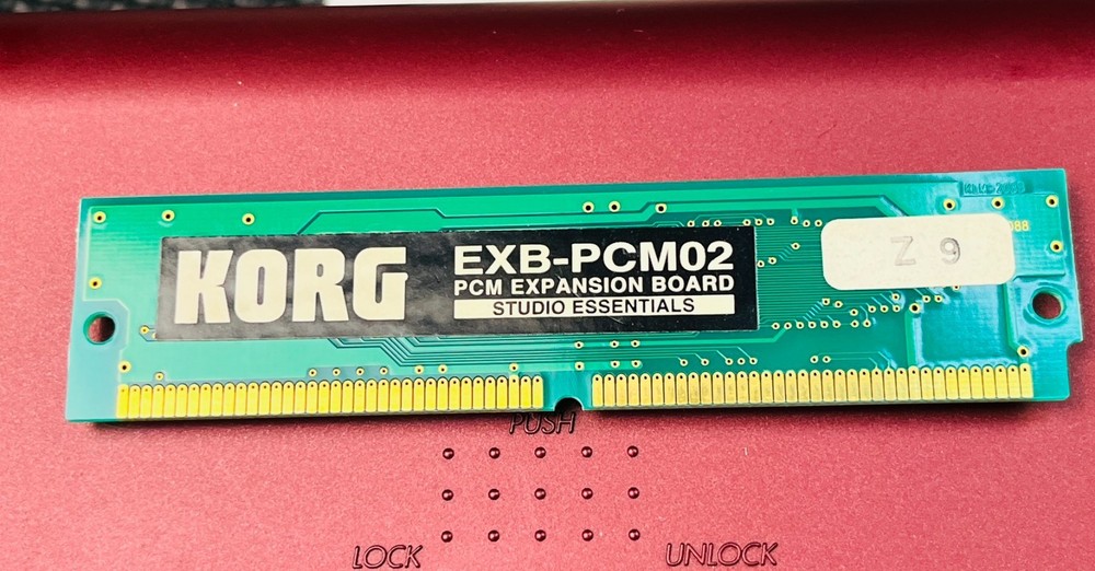 KORG EXB-PCM02 Studio Essentials PCM Expansion Board Working Tested