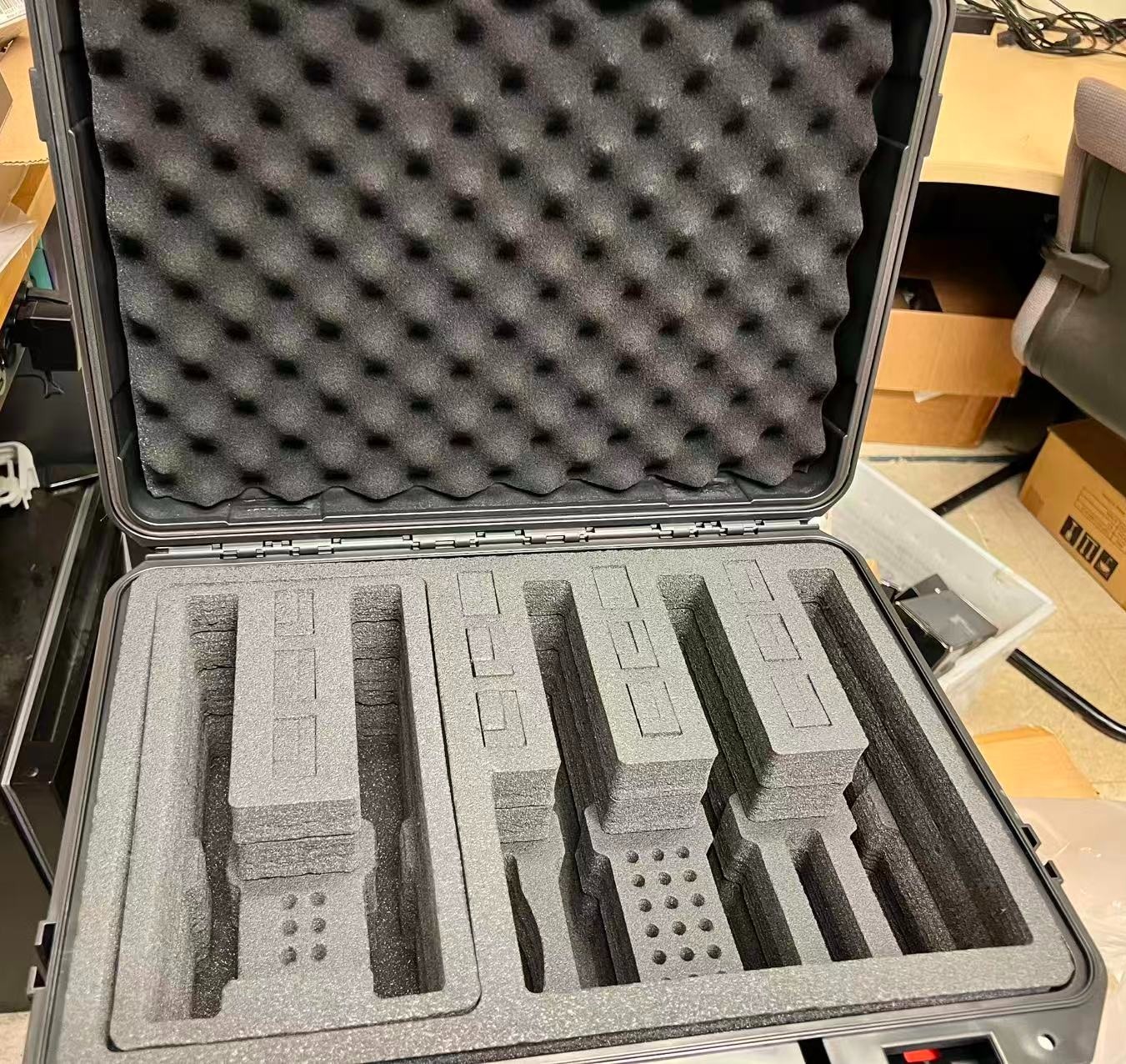 Hard Protective Cases with Pre-cut Lining Lockable Hard