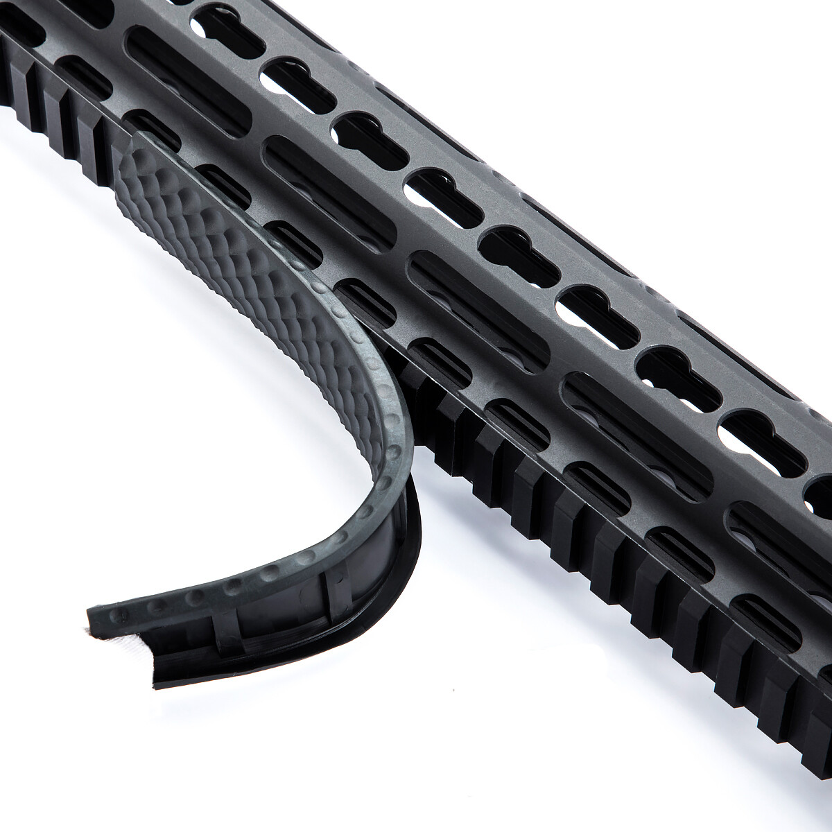 4PCS Picatinny 6.2" Rail Protector Covers,Soft Rubber Panel Golf Surface