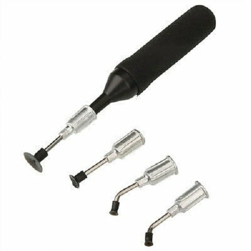 SMD IC Vacuum Sucking Pen Picker Pick Hand Tool 4 Suction Headers