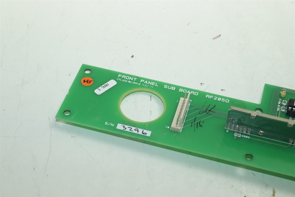 NeuroTherm NT2000iX RF Generator RFG-NT-2000 Front Panel Sub Board RF2050