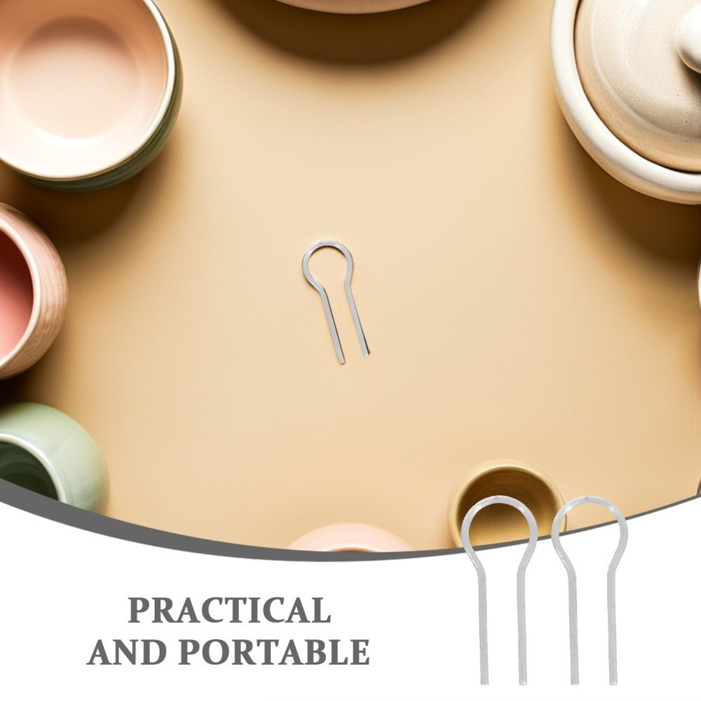200 Pcs Pottery Hanging Needle Ceramic Fusing Hooks
