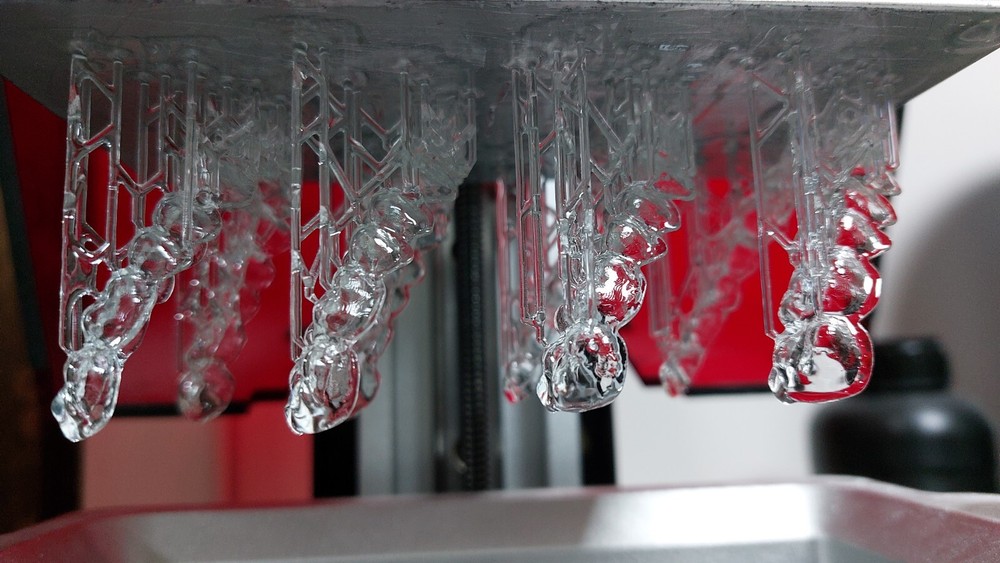 DLP SLA LCD 3d printer CLEAR ALIGNER resin