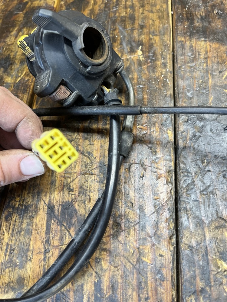 2003 Suzuki Ozark 250 Choke Start Button Kill Switch On Off Cable Thumb