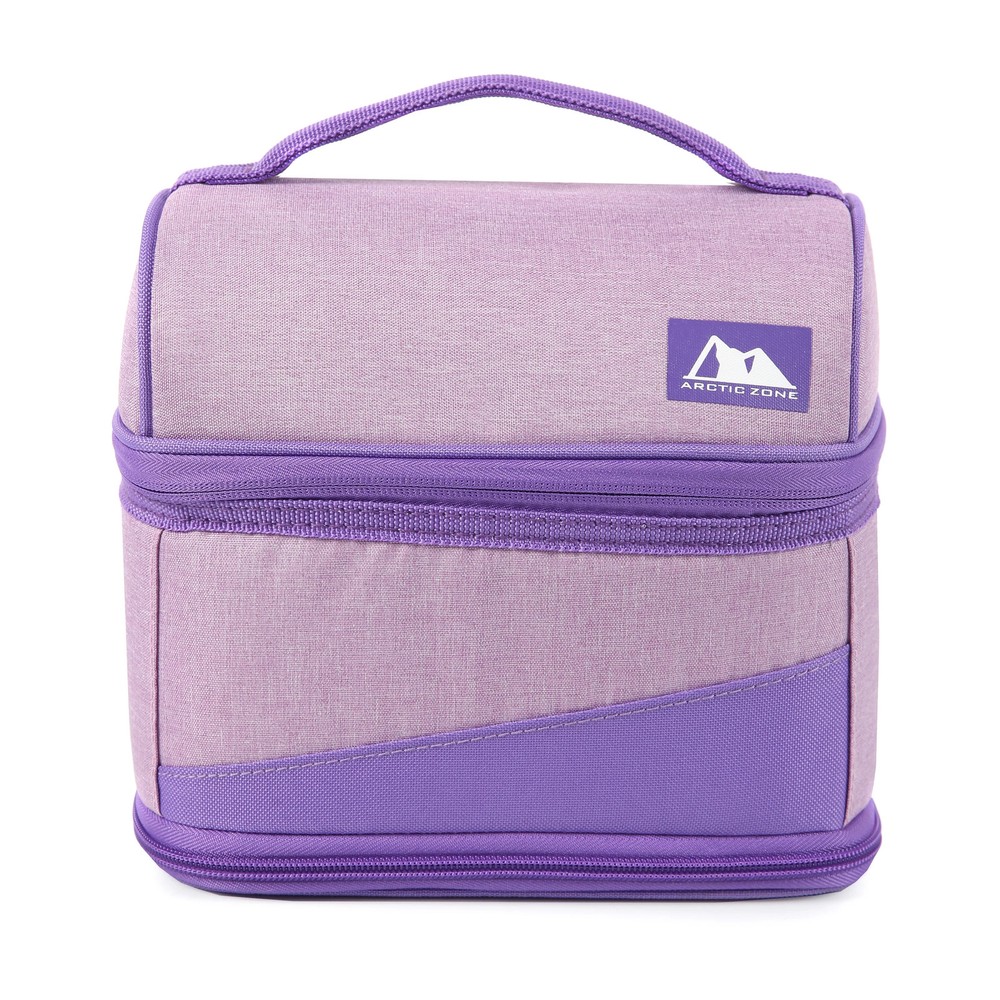 Arctic Zone Expandable Lunch Box with Ice Pack, Lavender Purple