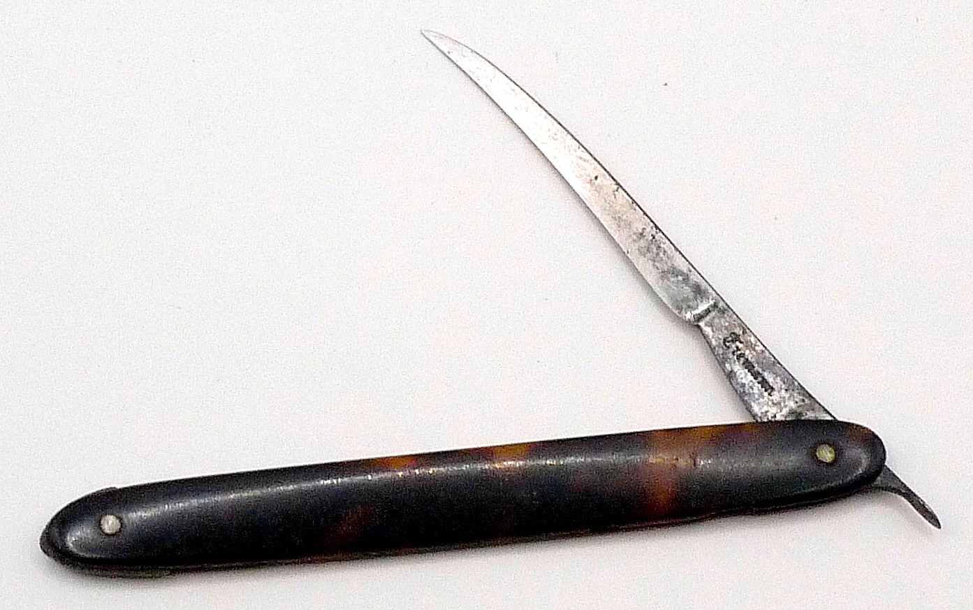 Civil War Era Tiemann Medic Surgical Scalpel Razor Tortoiseshell Handle