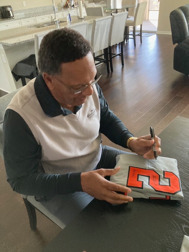 Orioles Ken Singleton signed Jersey with WCOA