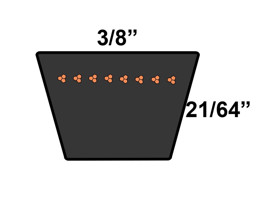 D&D 72046 Replacement Belt fits ARIENS