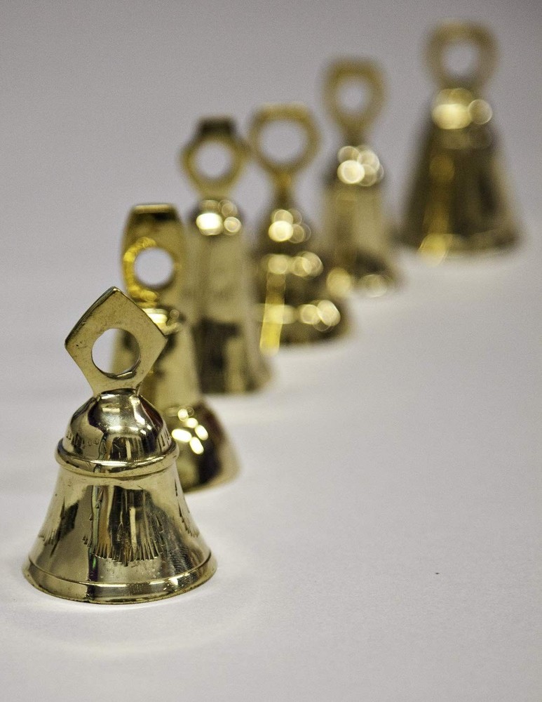 Dozen 3- Assorted Brass Bells