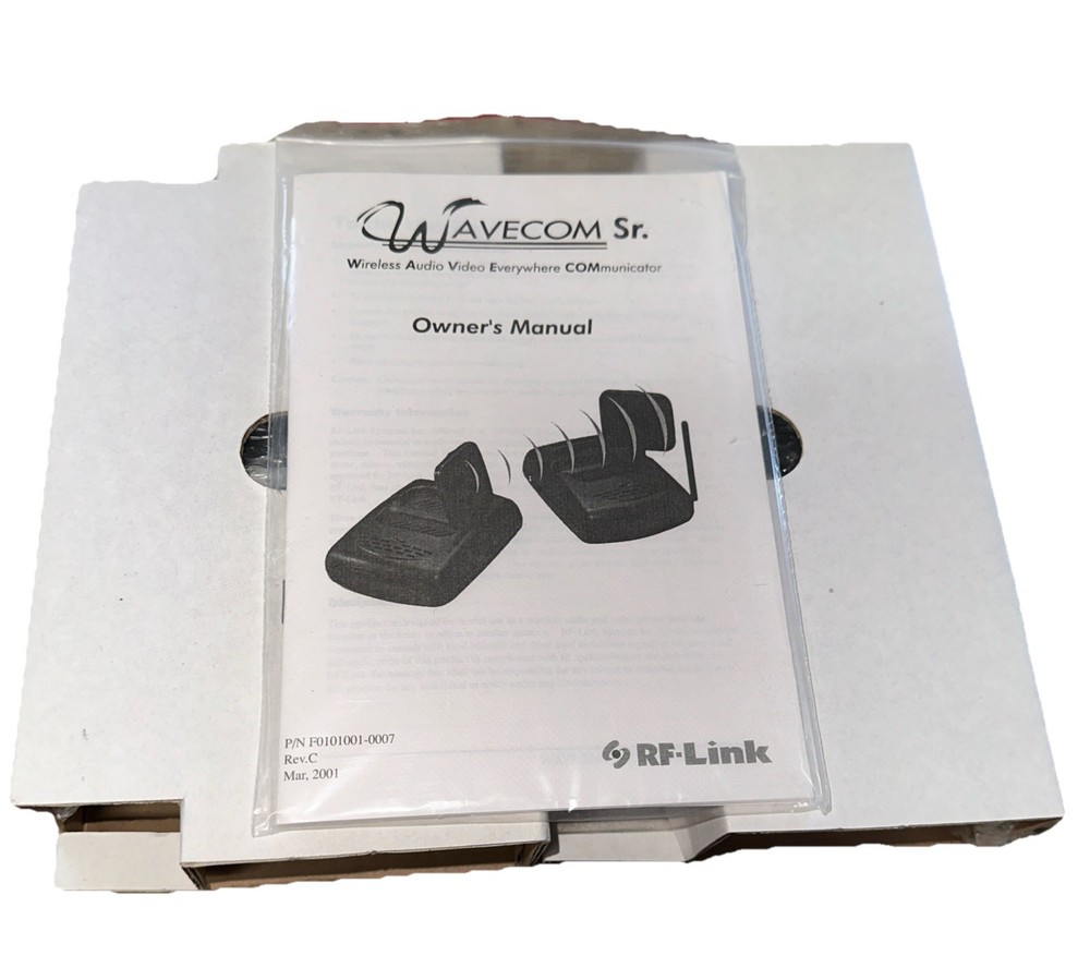 Wavecom Sr. Audio Video Communicator DDS/DVD/CABLE, Wireless Model WCS30-100