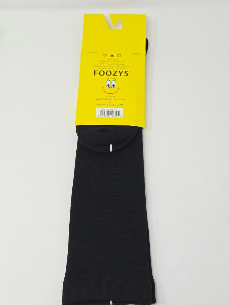 DR FOOZY COMPRESSION SOCKS NEW ONE SIZE ONE PAIR NEW BLACK