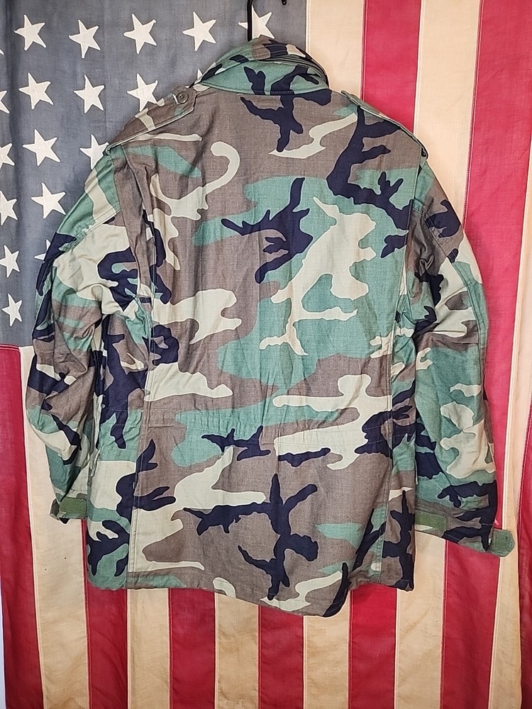 Medium Regular - US Army BDU Field Jacket Coat Cold Weather Camo 9874