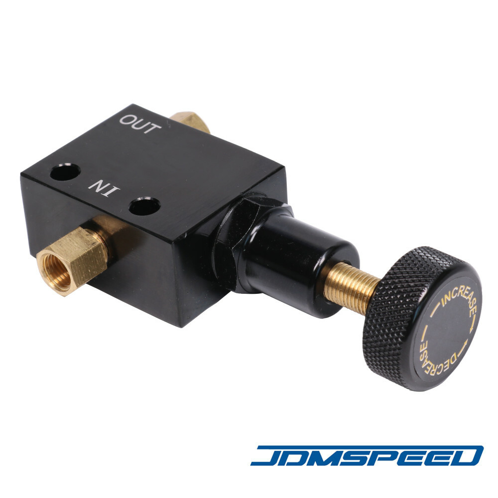 New Aluminum Knob Adjustable Disk Brake Proportioning Valve Universal Type