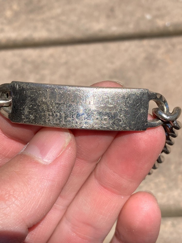 WW2 US Army Military Name ID Identification Bracelet 426th Airborne Quartermaste