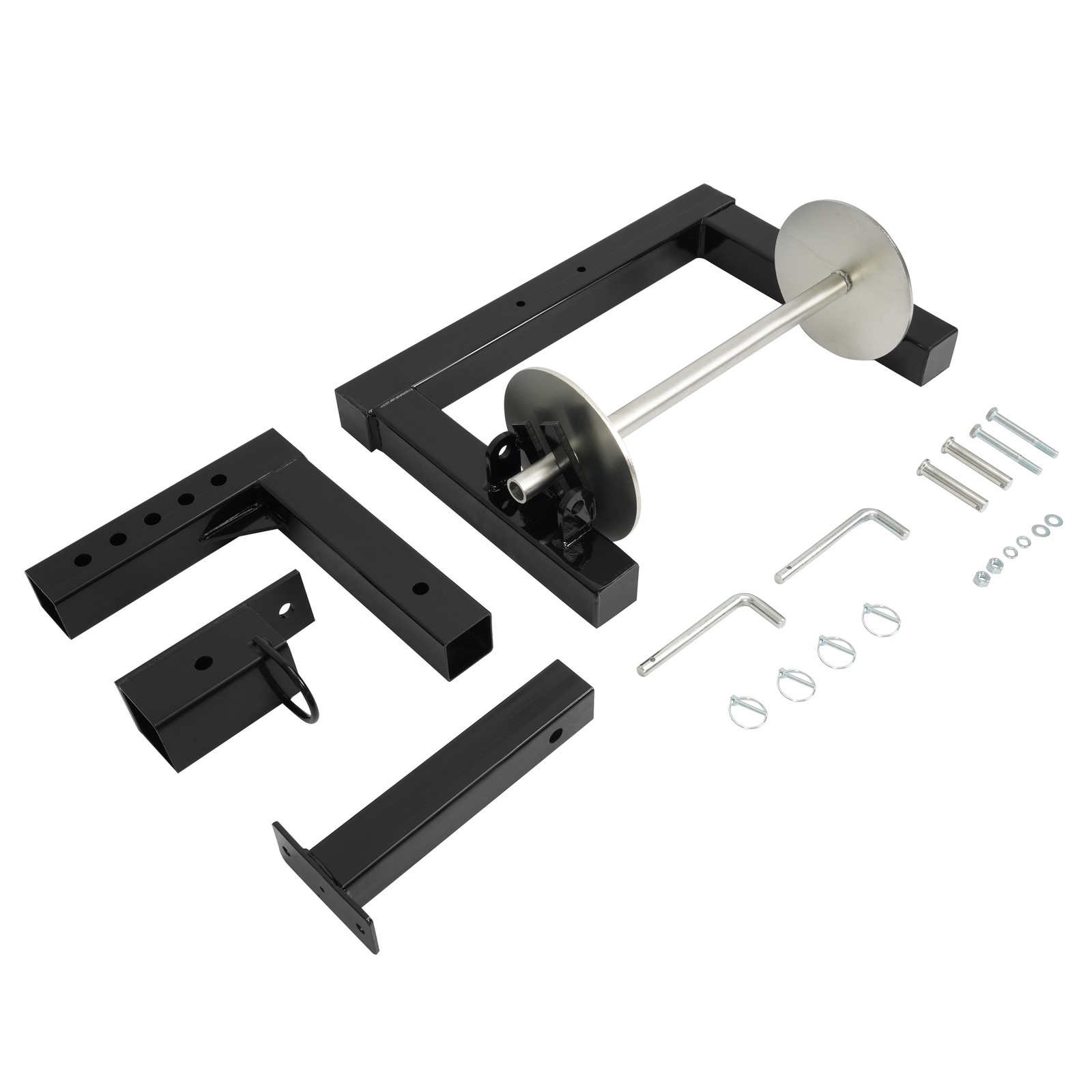 Barbed Wire Unroller Bolt-On ATV Adaptor with 2" Receiver Hitch For Fencing