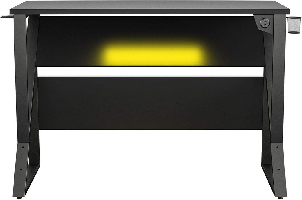 NTENSE Genesis Adjustable Gaming Desk, Black