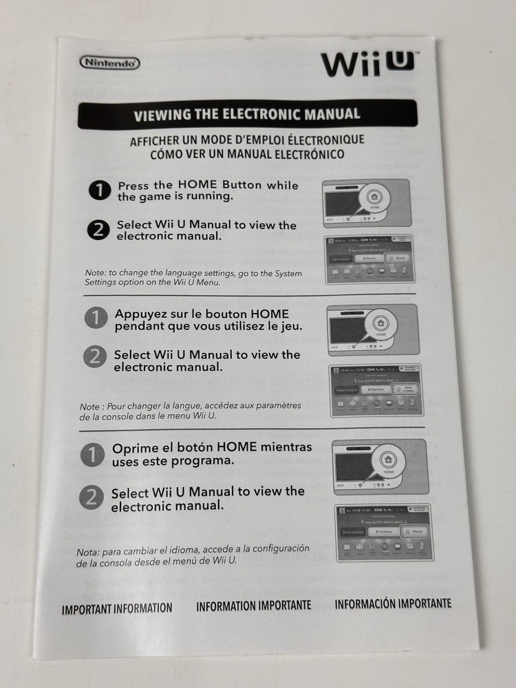 ❌CASE ONLY Splatoon Wii Case + Insert