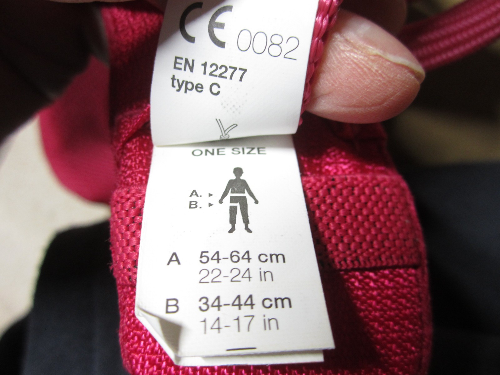 Petzl Macchu Kids Youth Rock Climbing Seat Harness One Size 54-64cm Pink!!