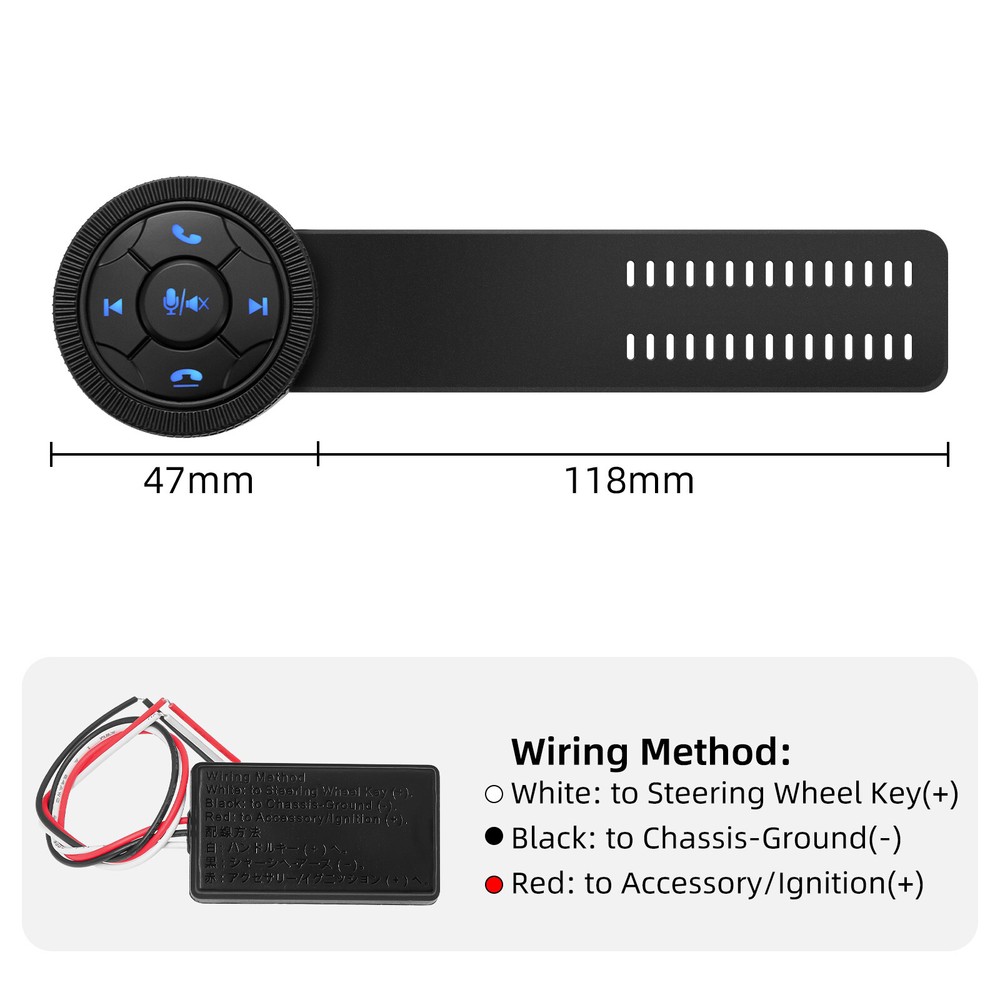 Car Steering Wheel Control Button Remote Controller Smart Wireless For Car Radio