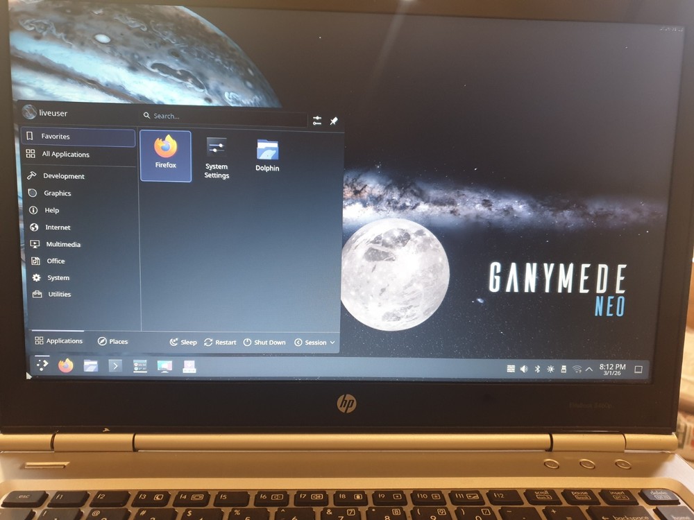 Linux Endeavour OS V2026.01.12 64bit, Bootable Live and Install USB Flash Drive
