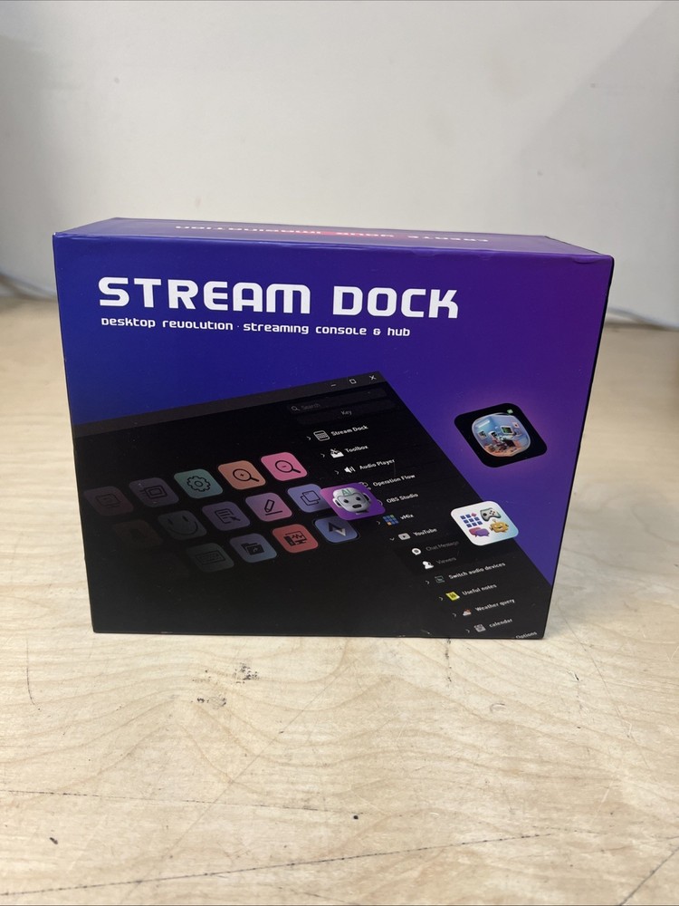 Stream Dock Streaming Console & Hub Customizable Used