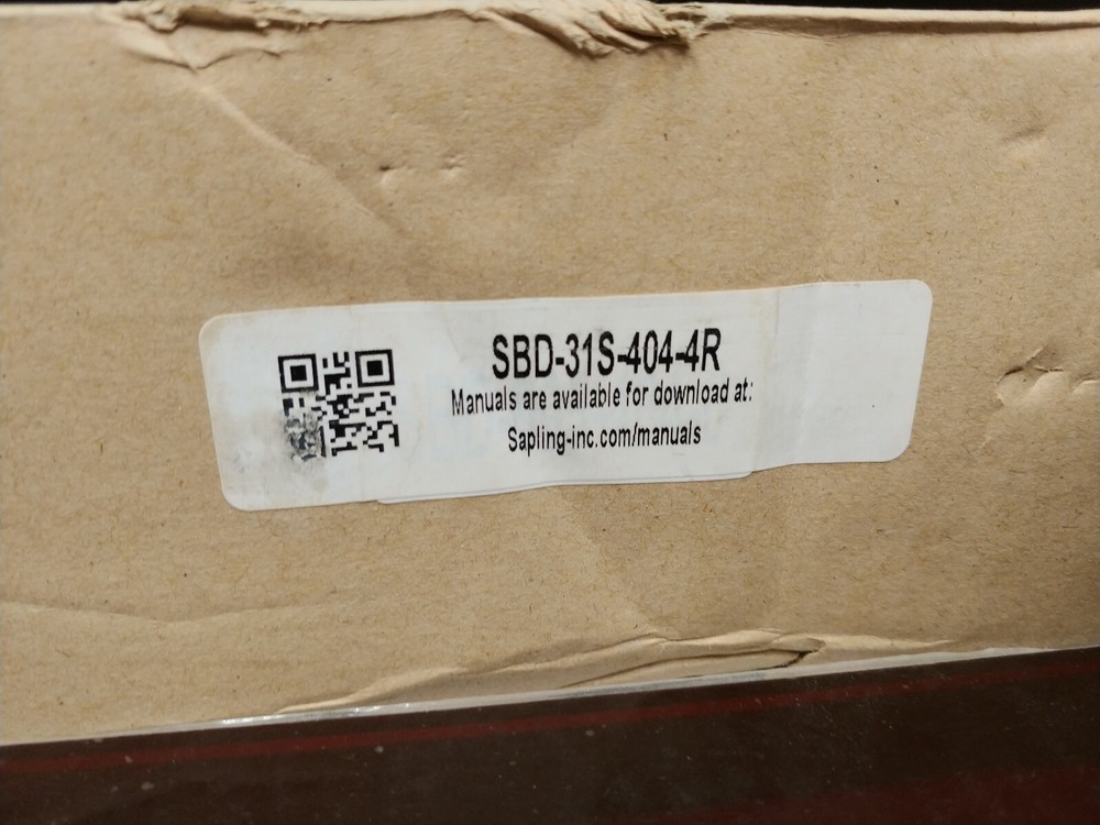 Sapling SBD-31S-404-4R 24VAC Surface Mount Digital Clock NOS