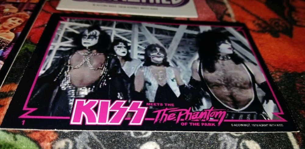 KISS CARDS PLUS STARCHILD STICKER PHANTOM HALLOWEEN