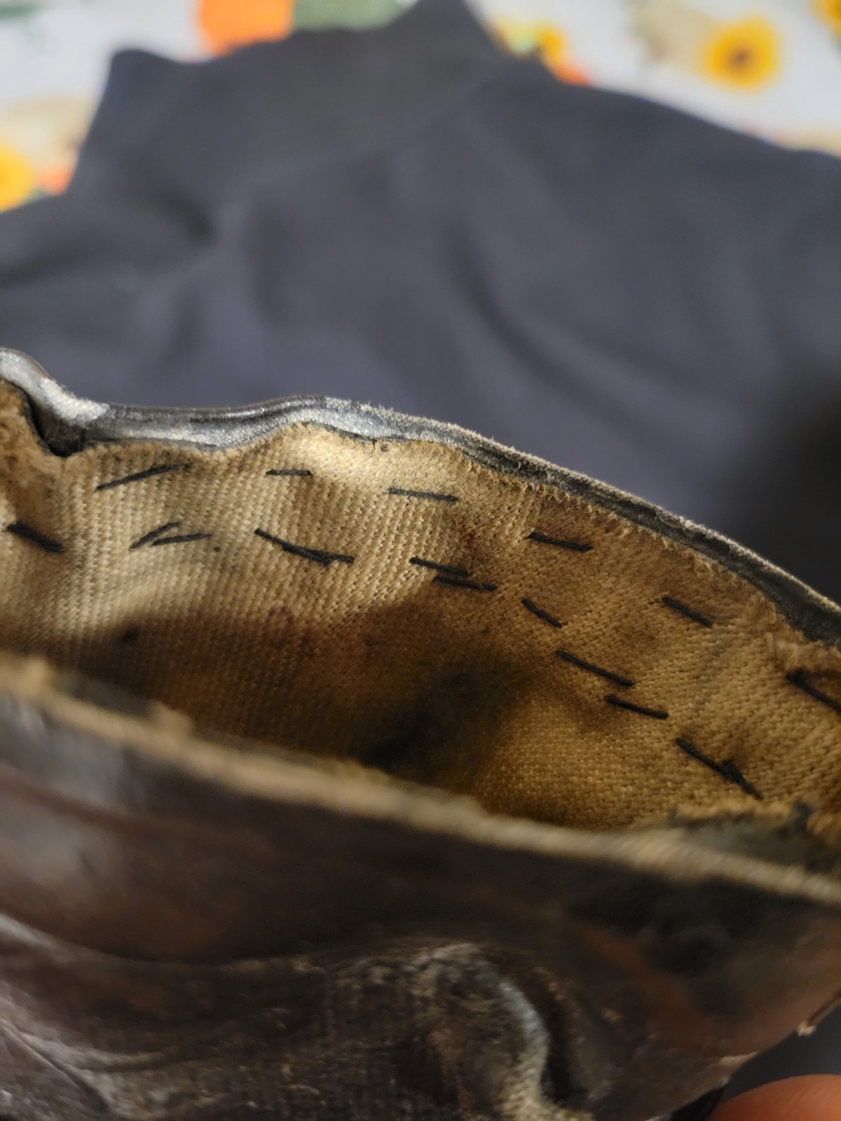 Vtg Original Civil War era Colt Holster Possibly union Leather Gun Pistol