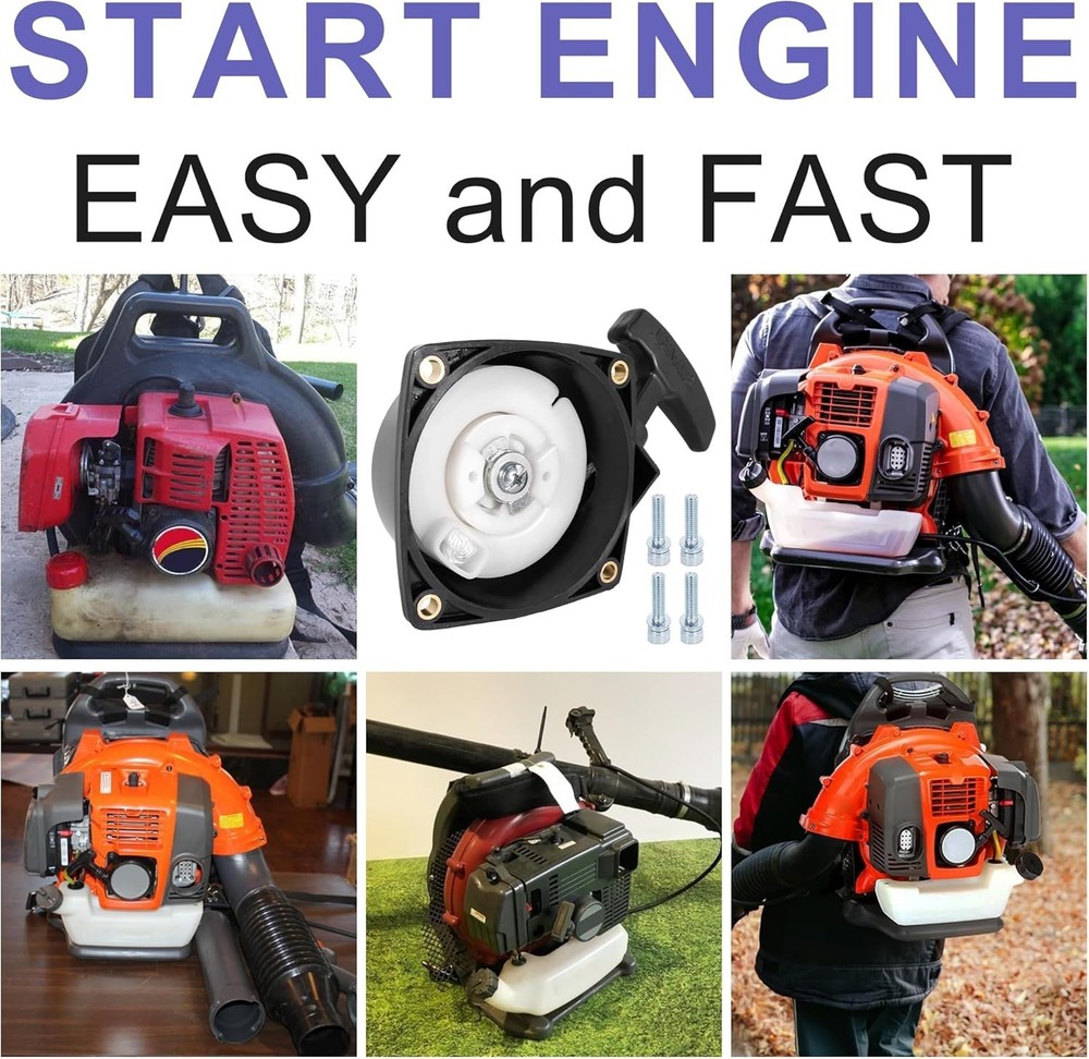 Wear-Resistant Pull Starter Assembly for Backpack Blower Models 150 350 EB630