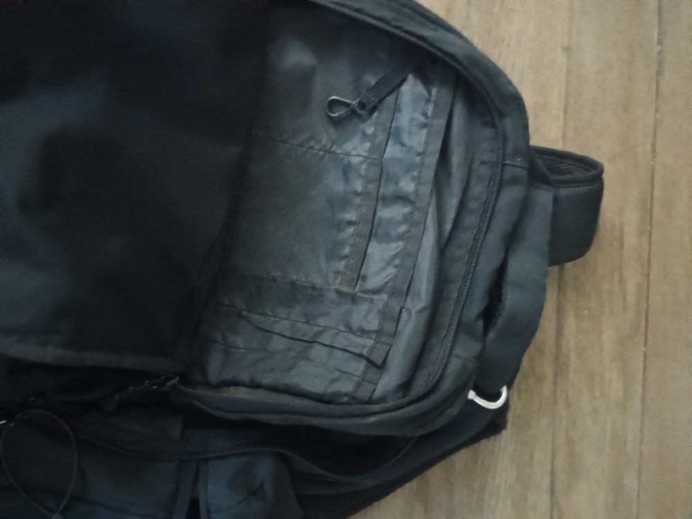 Outdoor Products Leather Bottom Backpack With Multiple Pockets