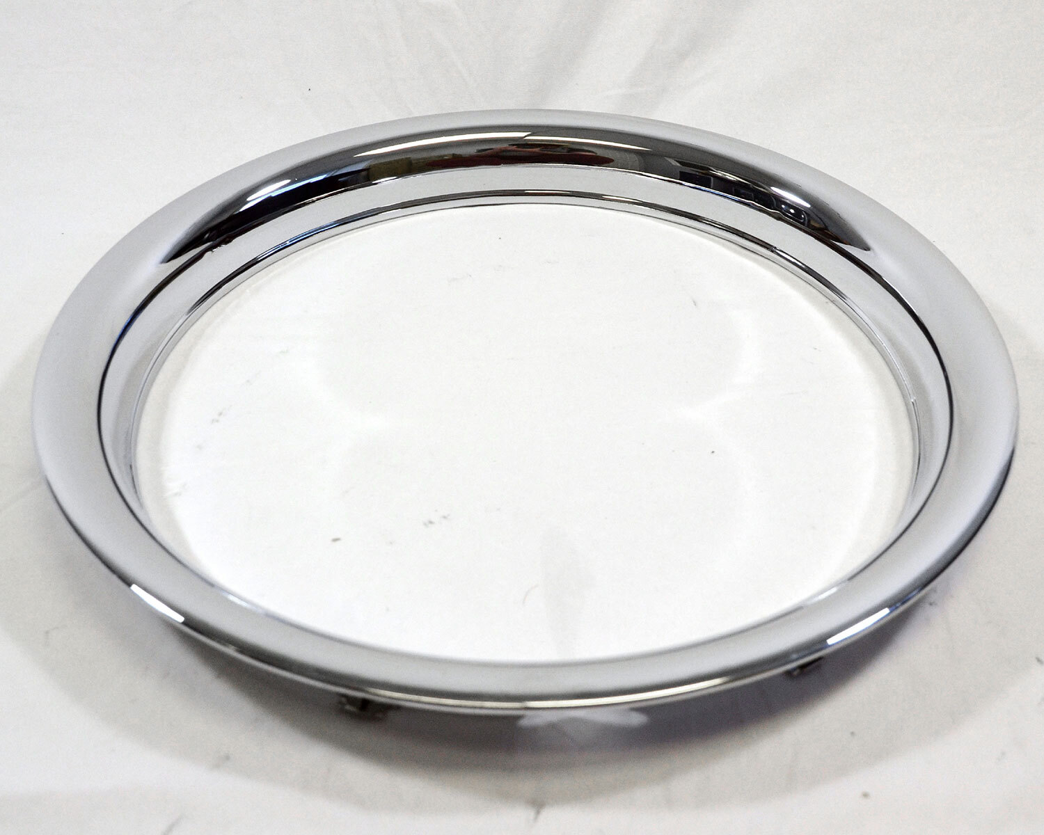 Set of 4 15" CHROME WHEEL TRIM RINGS Beauty Rims Ring Glamour Band for Steel Rim