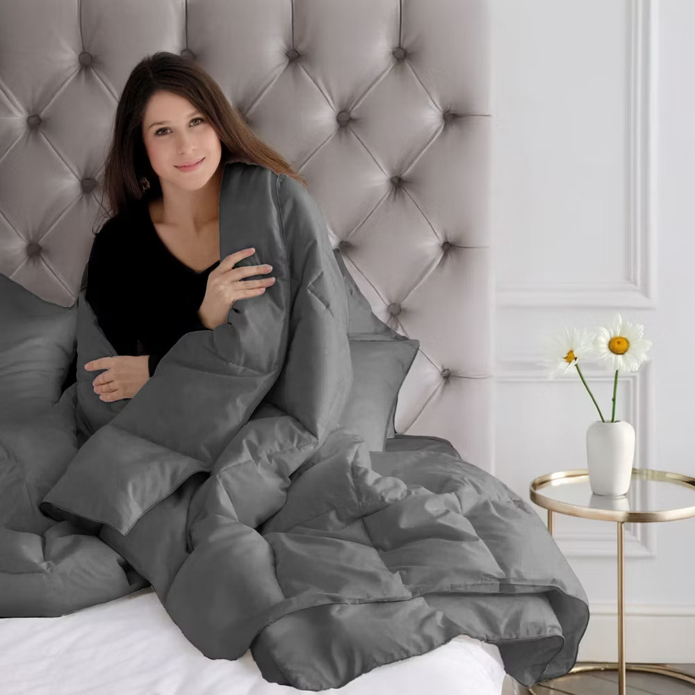 Twin Comforter Ultra Soft Hypoallergenic Breathable Solid 1Pc Comforter Durable