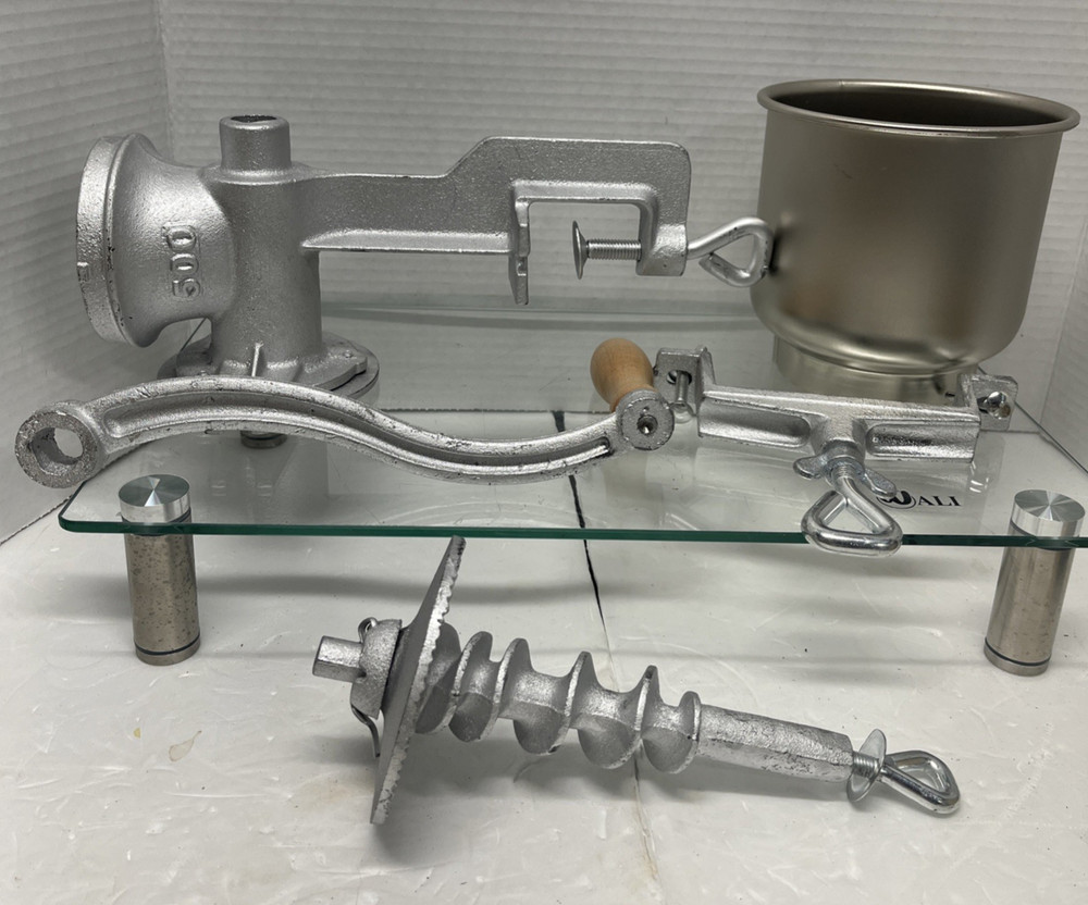 Meat Grinder Silver Metal