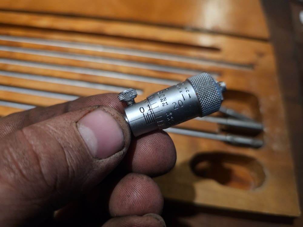 Scherr Tumico Mechanical Inside Micrometer Caliper .0001 Increments