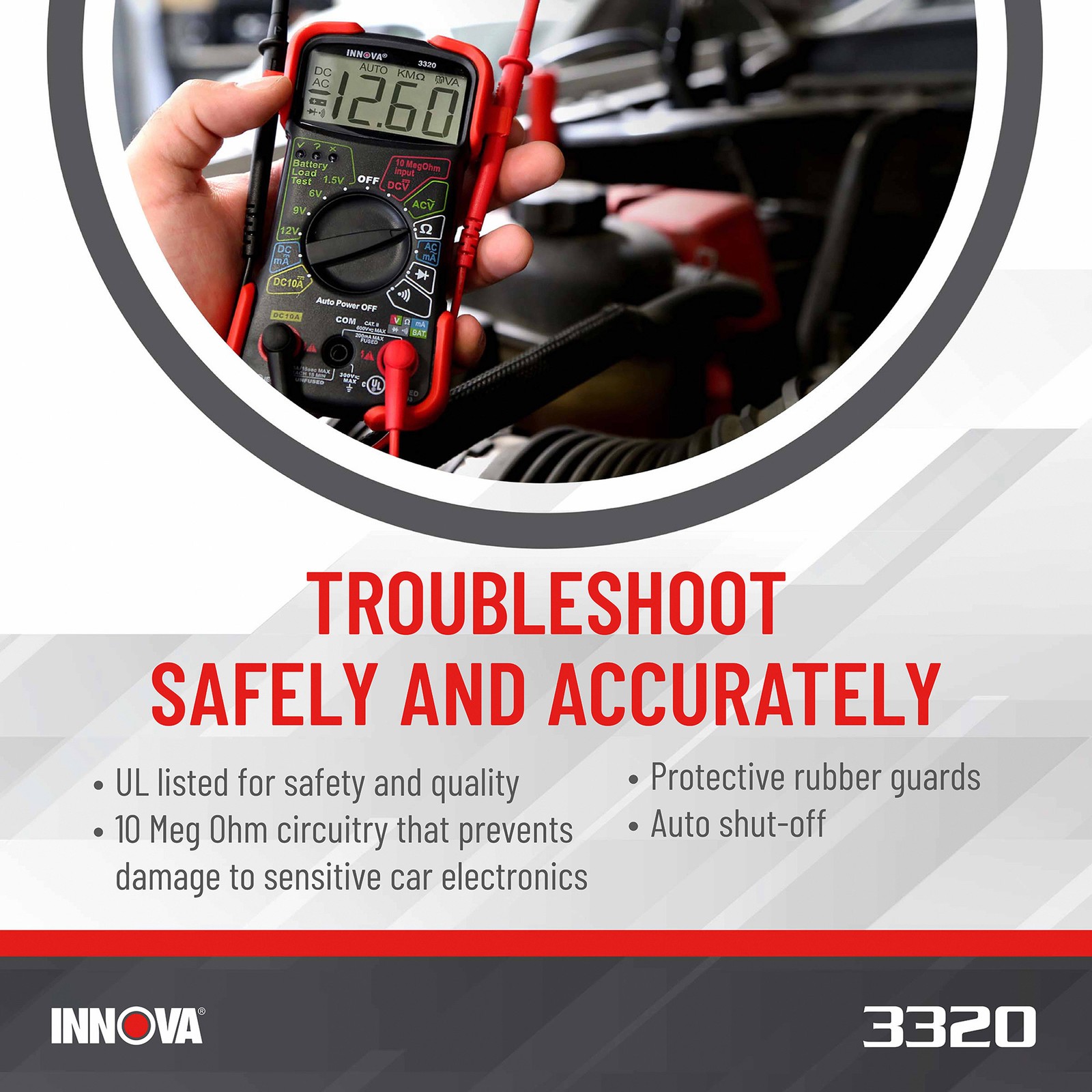 Innova Digital Multimeter, Model# 3320