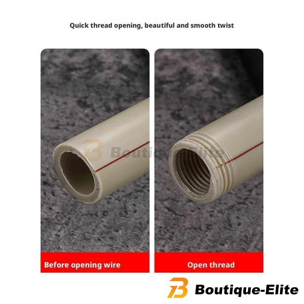 NEW PVC Pipe Threader Kit Integrated Internal & External Pipe Threading-Tool