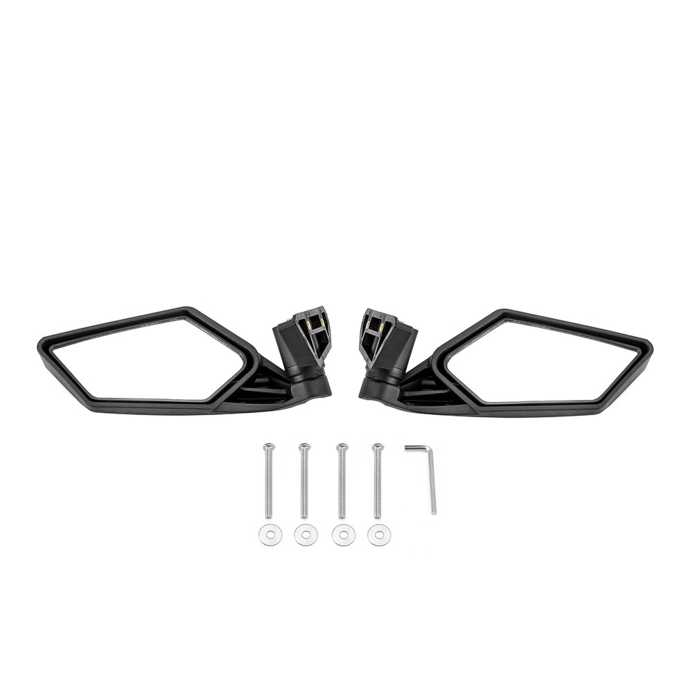 Rear Side View Mirrors w/Automatic Reset Function For Can Am Maverick X3 2017+