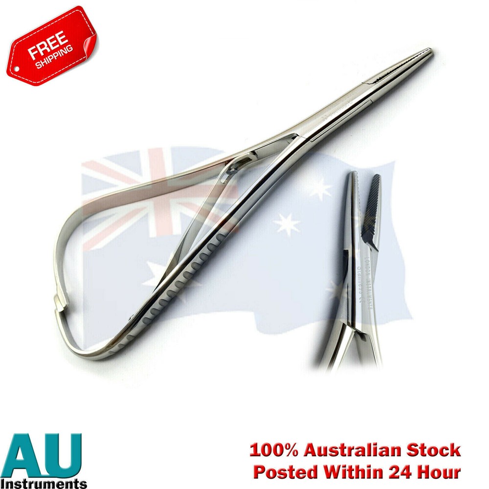 Dental Orthodontic Mathieu Needle Holder Forceps Body Piercing Locking Forceps