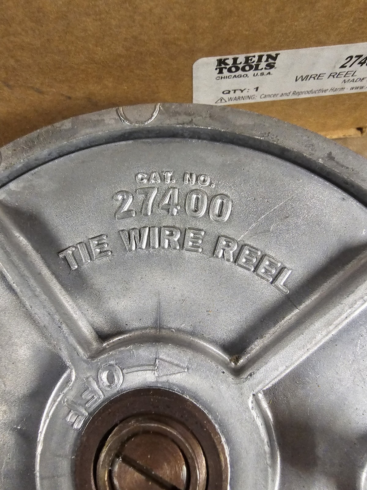 KLEIN TOOLS 27400 TIE WIRE REEL, MADE INUSA, REBAR RODBUSTER