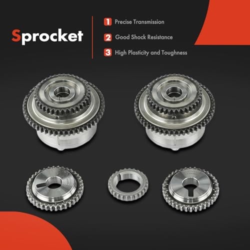 14PCS Engine Timing Chain Kit W/Sprocket & Tensioner & Guide Compatible with