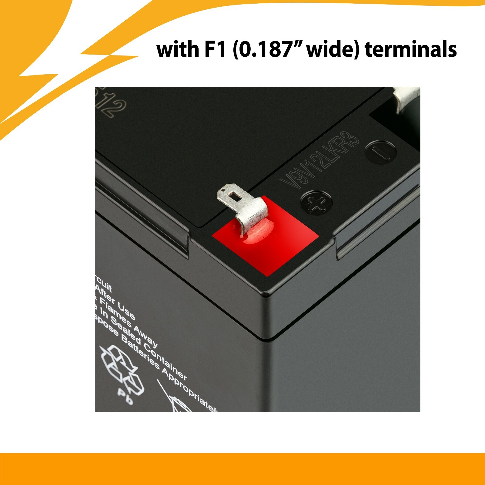 ExpertBattery 12V 7Ah SLA Battery Replaces Enduring 6-FM-7